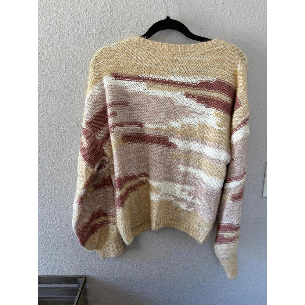 NWT Chembery from Buckle Cream Multi Mixed Yarn Sweater size S. So soft! $50 on - Picture 4 of 6